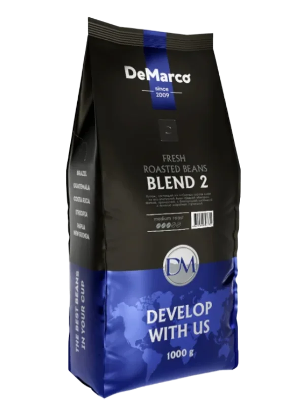 Кофе DeMarco Blend 2 зерновой 1000 г