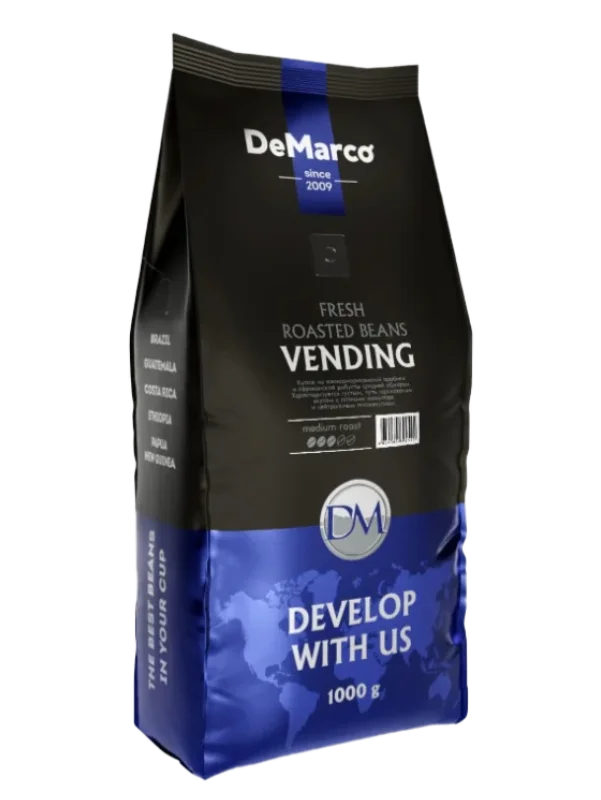 Кофе DeMarco Vending зерновой 1000 г