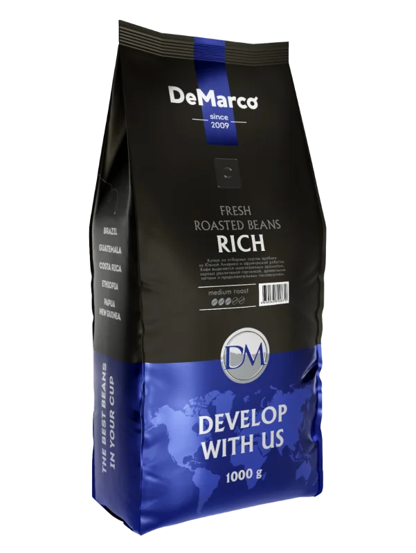 Кофе в зернах De Marco Rich 1000 г