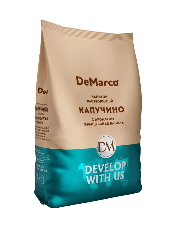 Капучино: Французская ваниль, Амаретто, Ирландские сливки, Лесной орех, Карамель 1000г